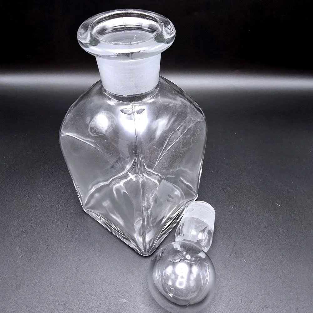 Block Ivima Hand Blown‎ Glass Decanter Image Award 1981 Designed Gerald Culotta